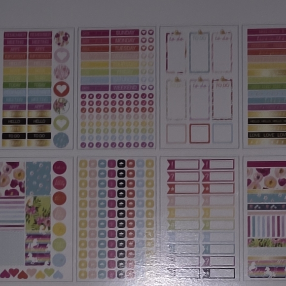 Floral Green Sticker Book 703 Stickers - Picture 5 of 5